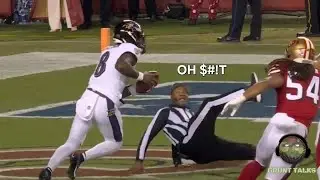 Lamar Jackson trips over the referee for the WEIRDEST safety ever!! Ravens vs. 49ers