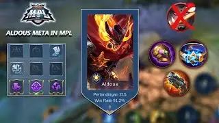TUTORIAL ALDOUS OFFLANE, ALDOUS META BUILD TANK IN MPL 2021 - Mobile Legends