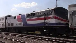 TRE & Amtrak Trains at the DGNO Mockingbird Yard in Dallas, TX - 8/5/23