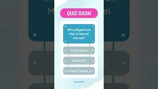 🎬 Who Played Iron Man in Marvel Movies? | Superhero Quiz 🦾✨
