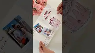 Diy Cute Birthday Card #DIY Greeting Card #HandmadeCard#DIYCard#BirthdayCard #Cardmaking #crafty