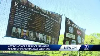 Metro honors service members ahead of Memorial Day weekend