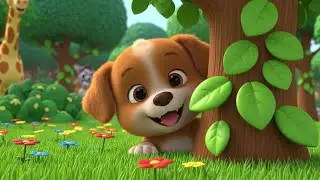 Baby Animals Peekaboo 🐶🐥🎵 | Fun Peekaboo Animal Song for Toddlers