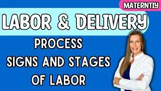Labor and Delivery (L&D) Process (a one-pager!) for Nursing NCLEX