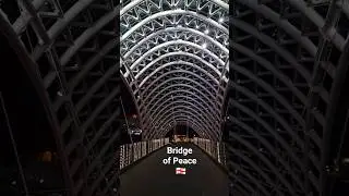 Bridge of Peace 🇬🇪 #travel #tbilisi #walkingtour4k #georgia