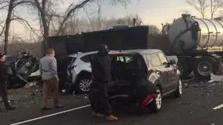 7 Vehicle Crash on Route 130 in South Jersey