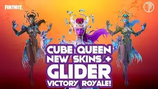 Fortnite CUBE QUEEN! New Stairs Glider, Victory Royale!