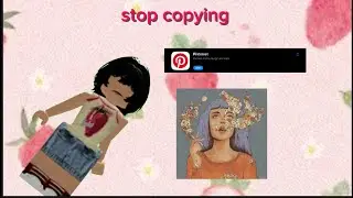 Stop copying art from  Pinterest ￼