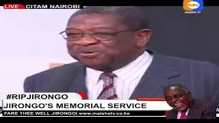 JIRONGO'S MEMORIAL SERVICE