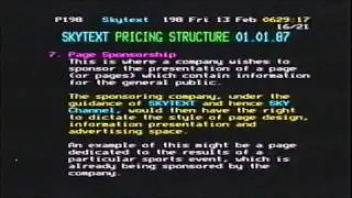 Sky Text Pages