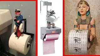 50 Cool & Unique Toilet Paper Holders
