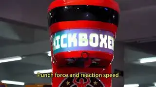 Introduction video of punching and kicking boxing machine