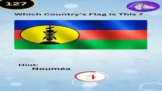 #Noum&eacute;a Flag Enigma! Guess the Country's flag 127! #country !
