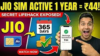 Jio Prepaid Trick 2025: Keep SIM Active for 1 Year in ₹44 | No Monthly Recharge for Incoming & OTPs