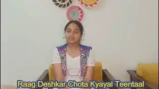 Tum Parbari | Raag Deshkar | Chota Khayal Teentaal | Yuvi Music School
