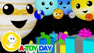 Funny Planet GIFT COMPILATION 🎁🪐| Hungry Planet SIZES | Funny Planet comparison for kids | 8 Planets