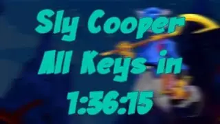 Sly Cooper All Keys (PS3 Remaster) Speedrun in 1:36:15
