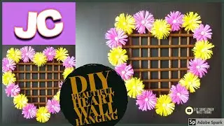 Beautiful  Paper Heart Wall Hanging - DIY Easy Hanging Paper Heart - Wall Decoration ideas #2