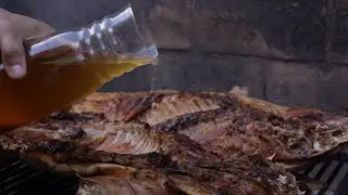 Lechón a la parrilla