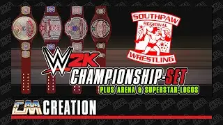 WWE2K | SOUTHPAW REGIONAL WRESTLING | CHAMPIONSHIP-SET | CREATION | CatchoMania