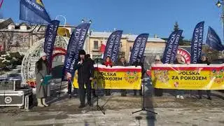 Krzysztof Chlewicki Marsz Polska za Pokojem w Ostrowcu Świętokrzyskim 17.01.2026 #PolskazaPokojem