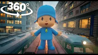 Pocoyo Dance - Subway Surfers in 360&deg; Video | VR / 8K | ( Muevelo Pocoyo meme )