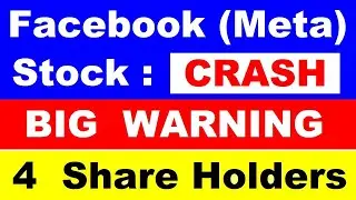 4 SHAREHOLDERS BE ALERT 🔴 FACEBOOK FB META STOCK CRASH NEWS 🔴 LATEST ONLINE STOCK MARKET NEWS SMKC