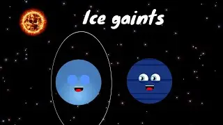 We're the 2 ice giants Uranus And Neptune