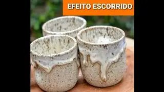 EFEITO ESCORRIDO NA #CERÂMICA