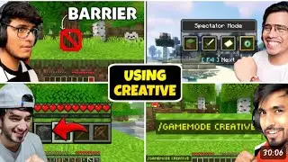 mhy gamers use CREATIVE mode in Minecraft survival?