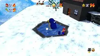 Mario 26 throwing baby penguin into void fail