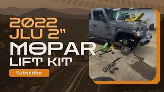 2022 JLU Factory 2&rdquo; Mopar lift kit with fox shocks. Easy to install kit. #mopar #jeep #install