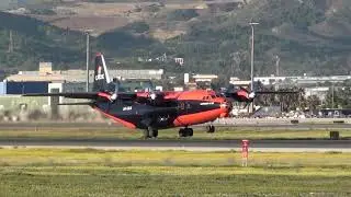 Cavok Air Antonov An-12B UR-CKM Take Off Malaga LEMG