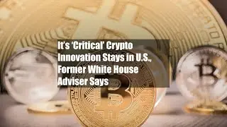 It&rsquo;s &lsquo;Critical&rsquo; Crypto Innovation Stays in U.S., Former White House Adviser Says