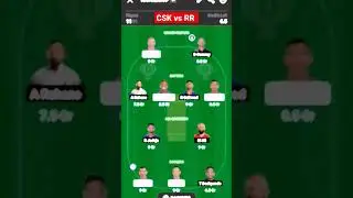 CSK vs RR Dream 11 Team | CSK vs RR Today Dream 11 Team #tataipl #youtubeshorts #trendingonshorts