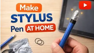 Make stylus pen at home easily 