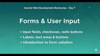 Forms in HTML