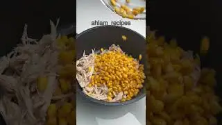 شوربة دجاج بالكريمة والذرة