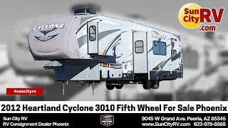 2012 Heartland Cyclone 3010 Fifth Wheel For Sale Phoenix | Sun City RV Consignment Dealer