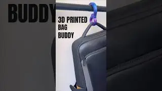 I 3D Printed a Smart Bag Hook That Locks Itself!  #3DPrinted