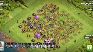 th 10 best attack strategy bowitch with bat.all th 10 3 star (clash of clans )