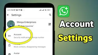 Whatsapp Business Account Settings | Account Setting In Whatsapp Business