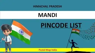 Mandi District Pincode List || HIMACHAL PRADESH Zip Codes