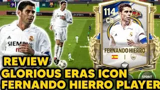 FC Mobile Glorious Eras Icon Fernando Hierro Player Review | 114 OVR CB Fernando Hierro Review