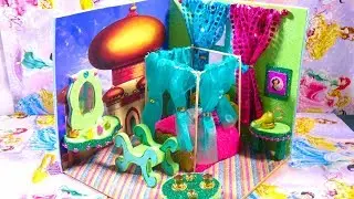 DIY Miniature Dollhouse ~ Aladdin Princess Jasmine Bedroom Decor Room