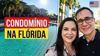 Como é morar em um condomínio na Flórida 🇺🇸 | Tour Completo