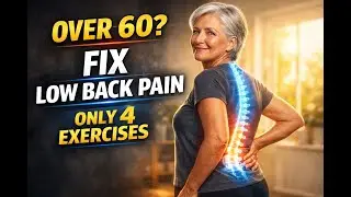 Over 60? The ONLY 4 Exercises You Need To Fix Low Back Pain| Junior wellness
