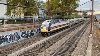 NJ Transit Erie Lackawanna ALP-45DP 4519 Heritage Unit On The M&E In East Orange (10/27/20)