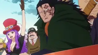 Kuma & Monkey D. Dragon Discuss Vegapunk Saving Bonney