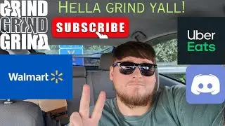 Wednesdays are always a grind man! Walmart spark uber eats curri ride along
